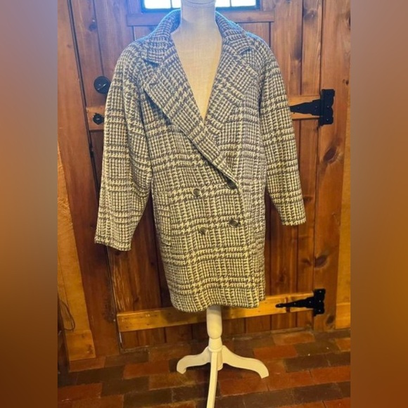 Vintage! Ann Taylor Braefair Wool Tweed coat vintage JUNIOR 9/10 - Picture 2 of 8